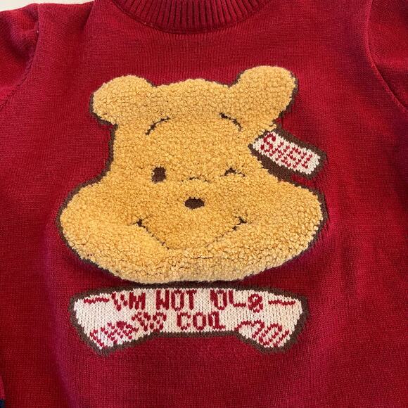 Vintage Winnie the Pooh Wool Sweater Size Medium - Picture 2 of 6
